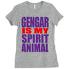 gengar is my spirit animal Ladies Fitted T-Shirt