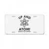 up and atom License Plate