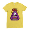 happy birthday monster Ladies Fitted T-Shirt