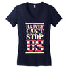 harvey can't stop us Women's V-Neck T-Shirt