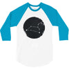 Leo Zodiac Sign Minimal Design 3/4 Sleeve Shirt