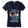visit mordor Women's V-Neck T-Shirt