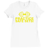 safe sex train gym workout funny gift Ladies Fitted T-Shirt