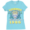 legends are born in 1986 hoodie 9 Ladies Fitted T-Shirt