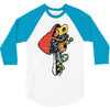 inside a mushroom 3/4 Sleeve Shirt
