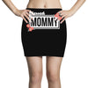 blessed mommy with flower white color Mini Skirts