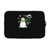 windy snowman Laptop sleeve
