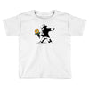 banksy flower Toddler T-shirt