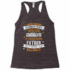 Super Cool Granddaughter Of A Freaking Awesome Father Racerback Tank