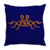 church of the flying spaghetti monster mens t shirt Throw Pillow