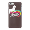 totally straight funny rainbow unicorn iPhone 7 Case