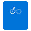 infinity knot anchor rope Mousepad