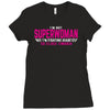superwoman fighting diabetes Ladies Fitted T-Shirt