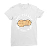 Little Peanut on the Way Ladies Fitted T-Shirt
