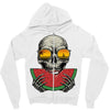 watermelon skull Zipper Hoodie