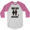 under new management stag night wedding mens 3/4 Sleeve Shirt