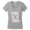 King of Hearts Women's V-Neck T-Shirt