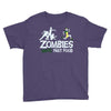 zombies hate fast food Youth Tee