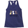 happy meowr Racerback Tank