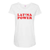Latina Power Maternity Scoop Neck T-shirt
