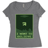buried believer Women's Triblend Scoop T-shirt