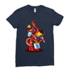 angle gravity Ladies Fitted T-Shirt