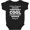 i never imagined i would be a super cool carcinoid cancer warrior kill Baby Bodysuit