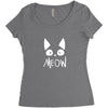Meow Women's Triblend Scoop T-shirt