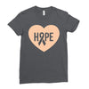 Hope With Heart Ladies Fitted T-Shirt