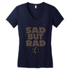 sad but rad girls Women's V-Neck T-Shirt