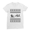 ugly santa claus Ladies Fitted T-Shirt