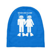 never dive alone scuba diving Baby Beanies