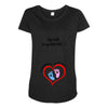 Say Hello to My Little BB Maternity Scoop Neck T-shirt
