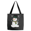 christmas snowman Tote Bags