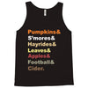 fall helvetica Tank Top