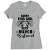 sorry this girl is already taken by a super sexy march boyfriend Ladies Fitted T-Shirt