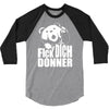 ted fick dich donner 3/4 Sleeve Shirt