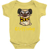 gryffindog pug Baby Bodysuit