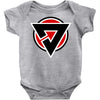 red black zero Baby Bodysuit