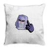 mega flipped off Throw Pillow