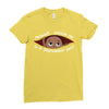 September Peeking Out Baby Boy Ladies Fitted T-Shirt