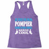 papa pompier Racerback Tank