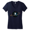 Space Girl Women's V-Neck T-Shirt