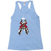 carcinoid cancer ribbon and rose Racerback Tank