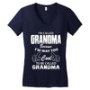 I&rsquo;m Called Grandma Because I&rsquo;m Way Too Cool To Be Called Grandma Women's V-Neck T-Shirt
