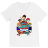 paw patrol birthday boy aunt V-Neck Tee