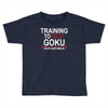 train insaiyan gym training to beat goku or krillin dbz dragon ball z Toddler T-shirt