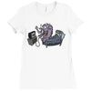 monster found something better Ladies Fitted T-Shirt