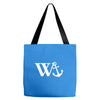 w anchor mens funny offensive Tote Bags