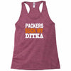 chicago bears tee packers can suck my ditka Racerback Tank